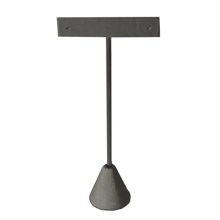 Beige Linen Jewelry Earring T Stand, 5-3/4" Tall