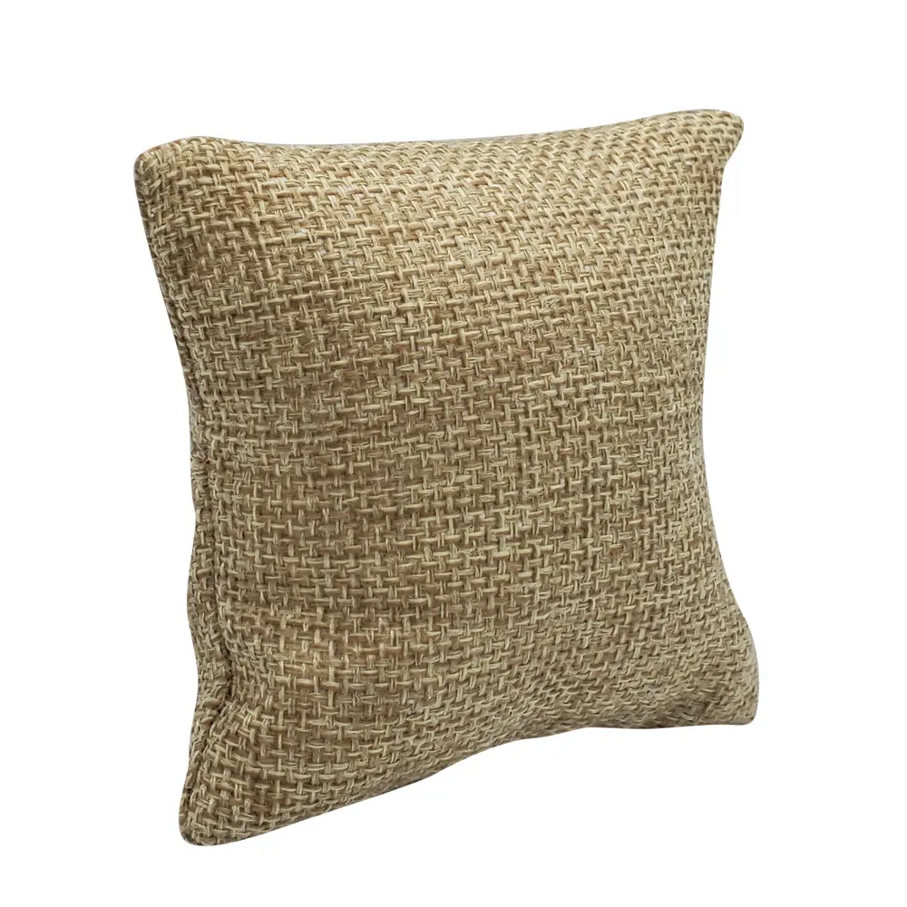 Tan Linen Jewelry Watch / Bracelet Pillow