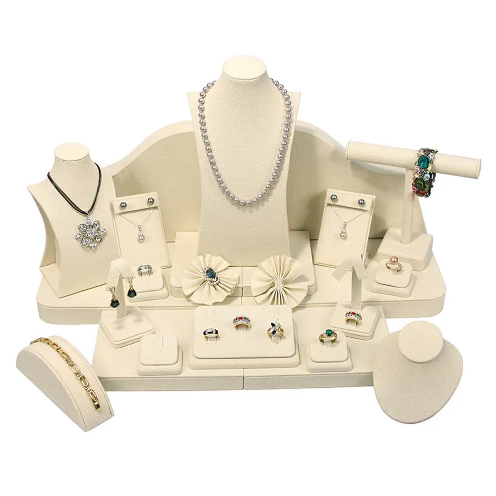 Jewelry Display Showcase Set