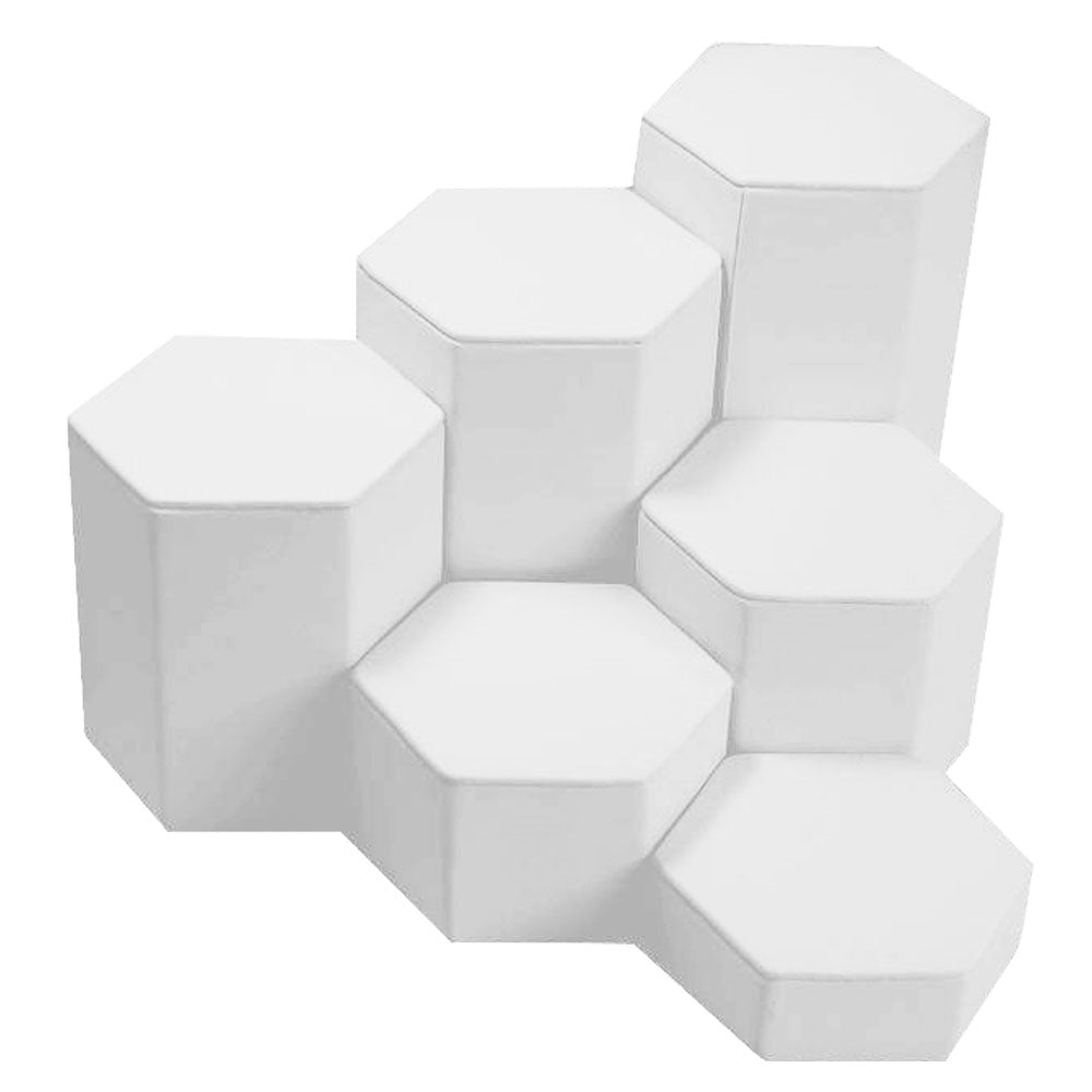 Linen 6 Piece Display Shelf Riser Set
